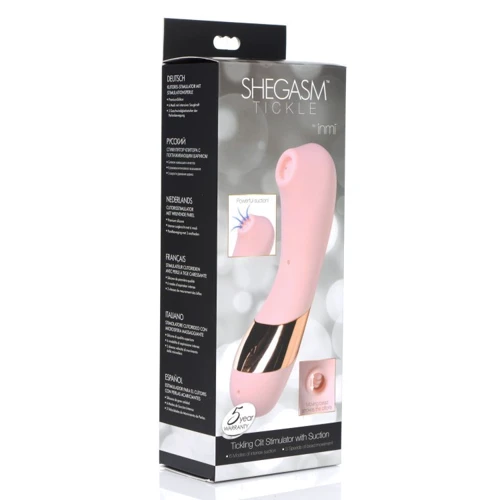 Стимулятор клитора Inmi Shegasm Tickle Tickling Clit Stimulator with Suction
