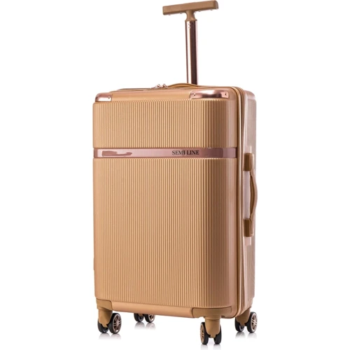 Чемодан Semi Line 24" (M) Gold золотой (T5667-3)