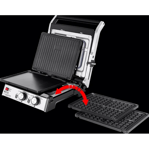 Электрогриль ECG KG 2033 Duo Grill & Waffle фото 11