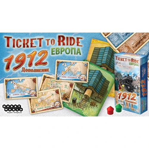 Настольная игра Hobby World Ticket to Ride: Европа 1912 (дополнение) (1626) фото 7