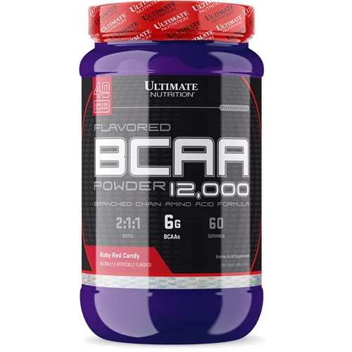 Амінокислота для спорту Ultimate Nutrition BCAA powder 457 g /60 servings/Ruby Red Candy