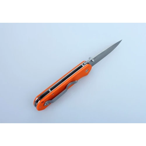 Нож Ganzo G6801 Orange: Система блокировки есть