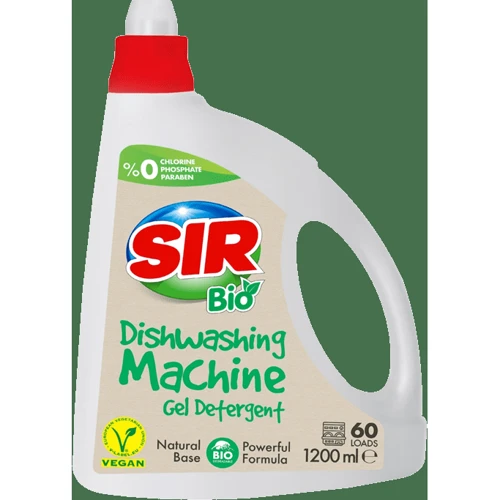 Натуральный гель для посудомоечной машины SIR Bio 1200 мл (152.SR.060.06)