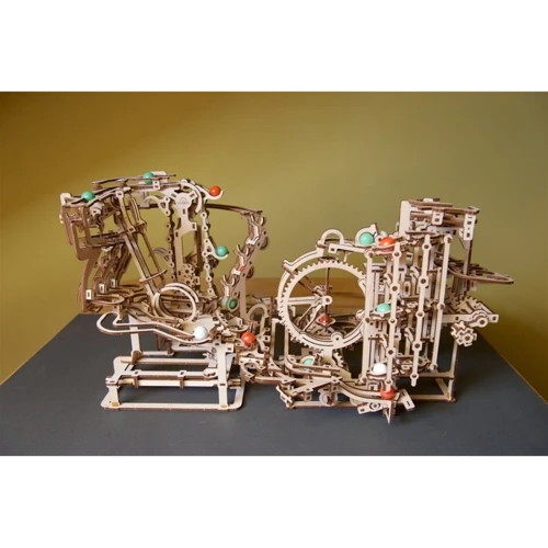 Механічний 3D пазл UGEARS Марбл-траса Ступінчастий витяг (70157) фото 8