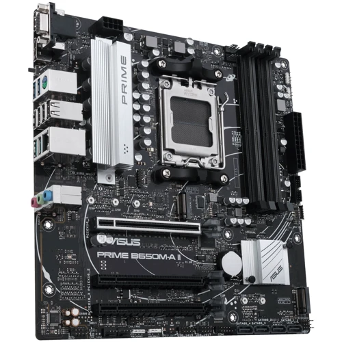 ASUS PRIME B650M-A II: Разъемы на плате SATA 3.0, M.2