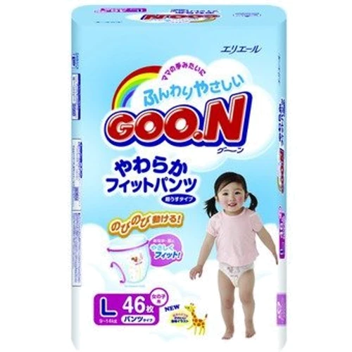 Goo.N Підгузки-трусики Великі для дівчинки (753139)