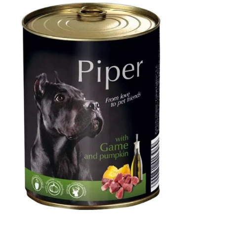 Вологий корм для собак Dolina Noteci Piper Dog Game & PumpkIn з дичиною та гарбузом 400 г (28280)