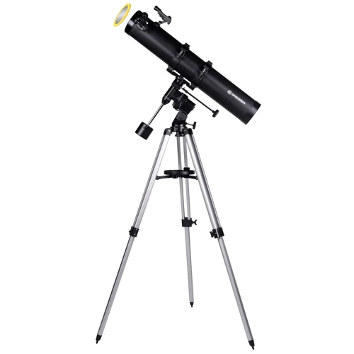 Телескоп Bresser Galaxia II 114/900 EQ Solar Carbon із сонячним фільтром та адаптером для смартфона (4614909)