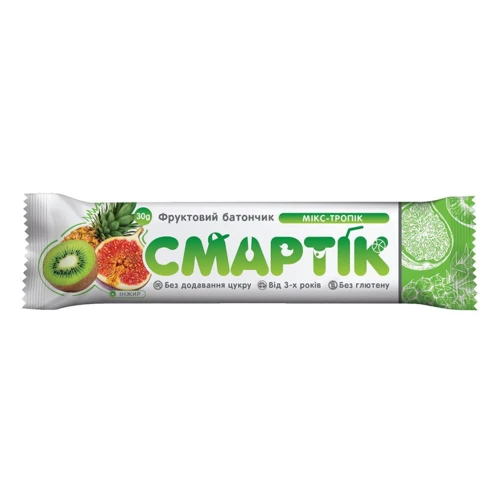 Смартик фрукт-батончик микс-тропик 30г (4820113925825)