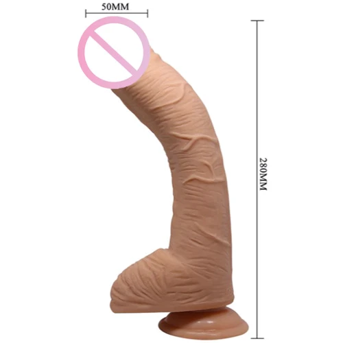 Фаллоимитатор LYBAILE Beautiful Encounter Alex Real Dildo Flesh, 28 см