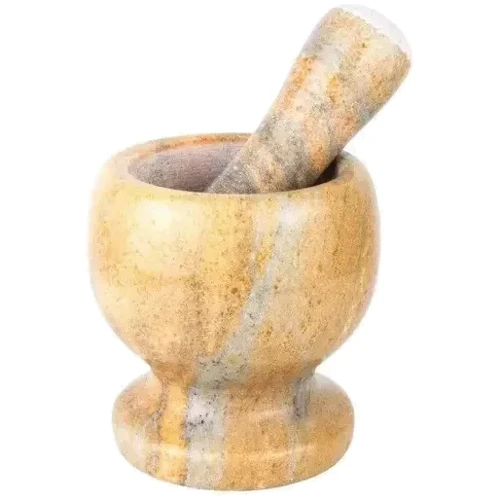 Ступка Empire каменная с пестиком разноцветная 10 см (И2141): Тип ступка
