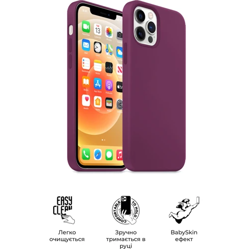 Чехол для iPhone ArmorStandart ICON2 Case Plum for iPhone 12 Pro Max (ARM60575): Тип чехла накладка на заднюю часть
