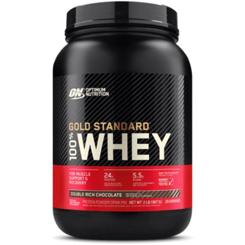 

Optimum Nutrition 100% Whey Gold Standard 907 g / 29 servings / Double Rich Chocolate