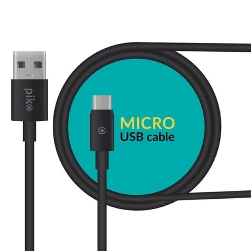 Кабель Piko USB Cable microUSB 1.2m Black (CB-UM11): Тип USB Cable - microUSB