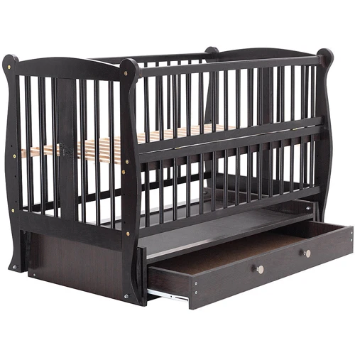 Кровать Babyroom Грация DGMYO-3 маятник, ящик, откидной бок, бук венге (625932)