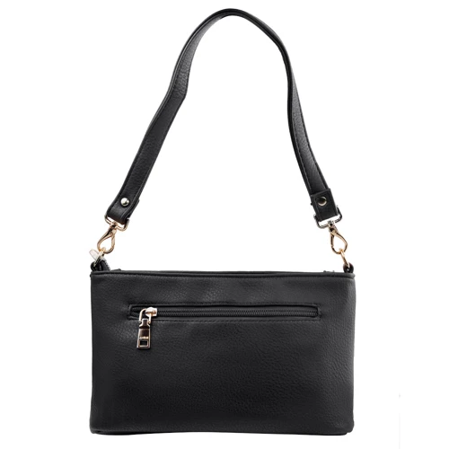 Женская сумка через плечо Amelie Galanti черная (A991511-black): Застежка Молния
