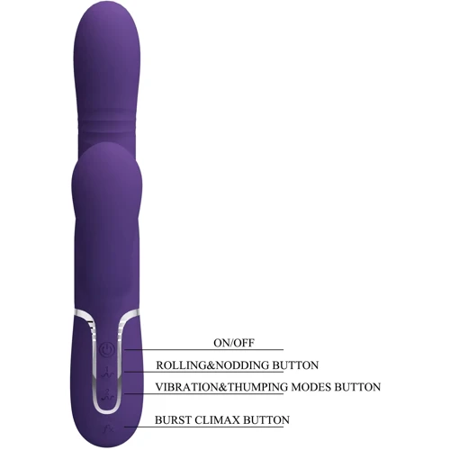 Вибратор LYBAILE Pretty Love Twinkled Tenderness Mariana Dark Purple (BW-500034-2)