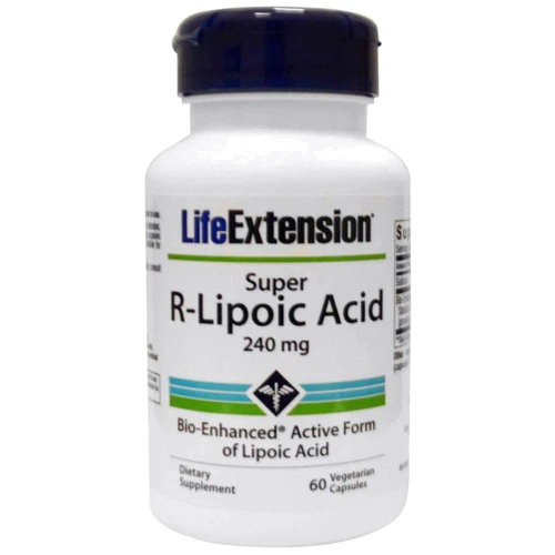 Life Extension Super R-Lipoic Acid 240 mg 60 Veg Caps R-ліпоєва кислота