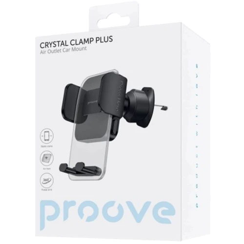 Держатель Proove Car Holder Air Vent Crystal Clamp Plus Black (CHCCP0000001): Производитель Proove