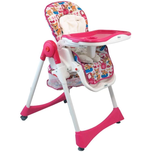 Стульчик для кормления Alexis-Babymix YB602A pink