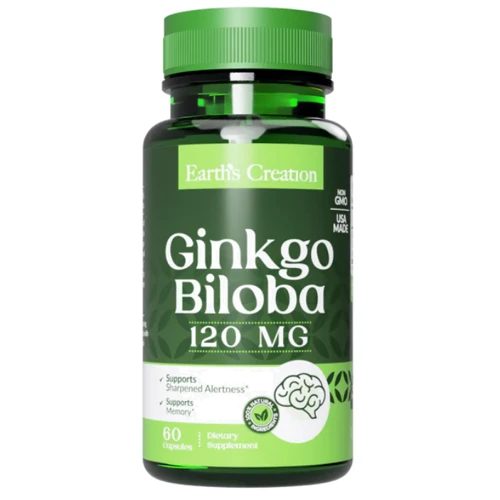 Earth's Creation Ginkgo Biloba Гінкго білоба 120 мг 60 капсул