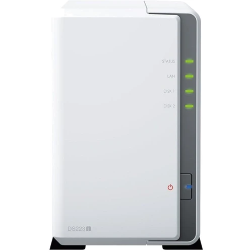 Мережевий накопичувач (NAS) Synology DiskStation DS223j: Попередньо встановлені диски Нет