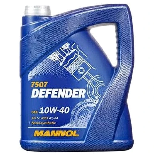 Моторна олія напівсинтетична Mannol DEFENDER 10W-40, 5л MN7507-5