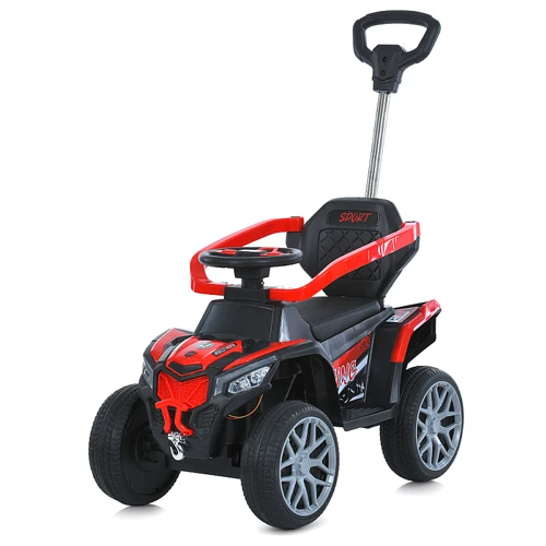 

Электромобиль-толокар 3в1 Bambi Квадроцикл красный (M 6126EBLR-3)