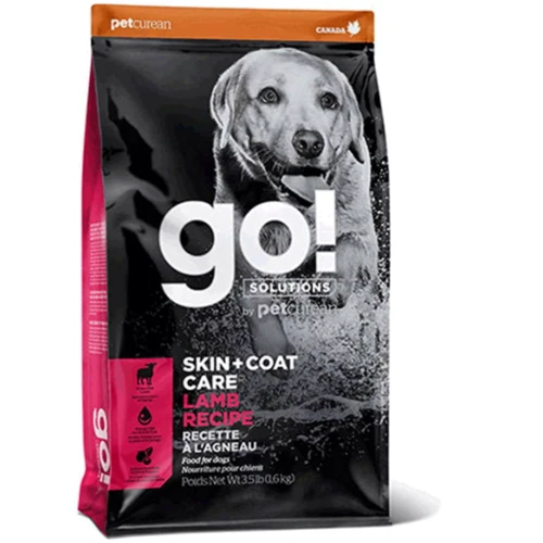 Сухой корм для щенков и взрослых собак GO! SKIN + COAT Lamb Recipe with grain dog formula - Гоу! с ягненком 1.6 кг (815260002950)