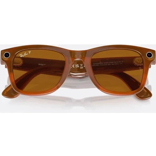 Смарт-очки Ray-Ban Meta Wayfarer Shiny Caramel Frame Brown Lenses size M (RW4006 670683 50-22) фото 10