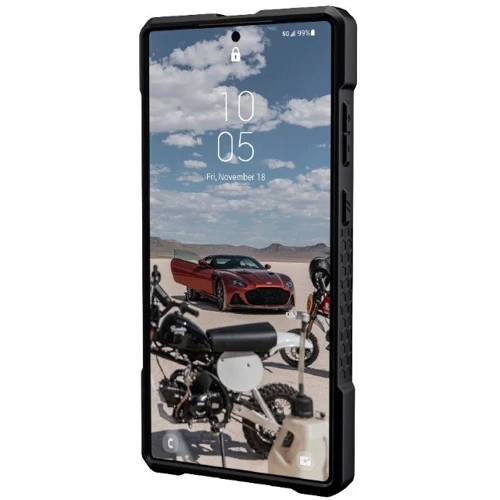 Аксессуар для смартфона Urban Armor Gear UAG Monarch Pro Kevlar Black (214140113940) for Samsung S918 Galaxy S23 Ultra: Цвет черный