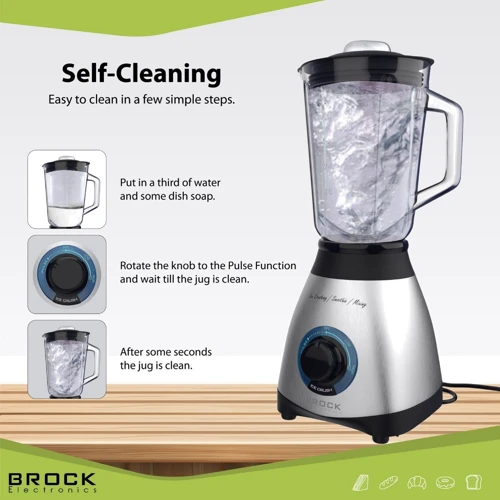 Блендер Brock BL 1502 SS: Об'єм чаші, л 1.5