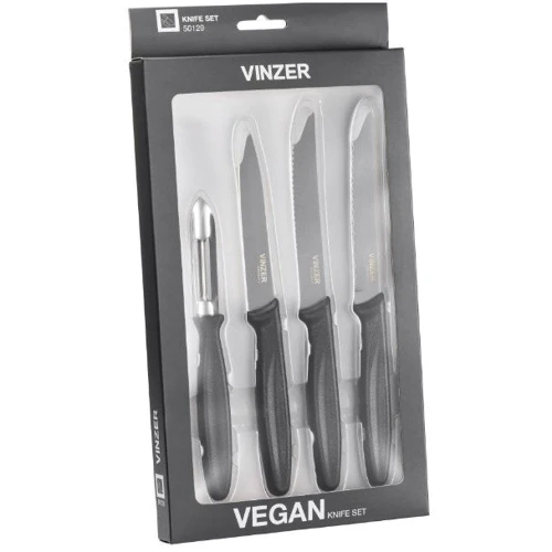 Набір кухонних ножів Vinzer Knife set Vegan 4 пр. (50129) фото 5