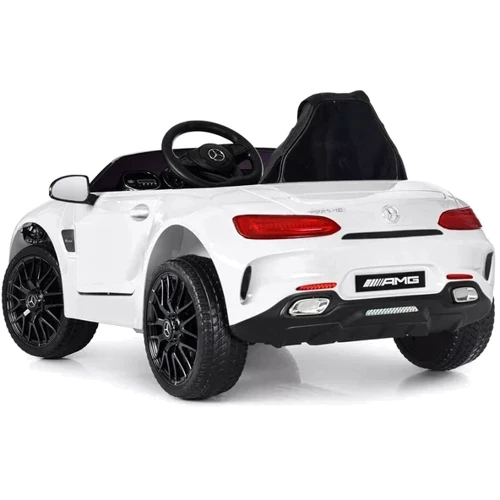 Детский электромобиль Bambi Racer Mercedes-AMG, белый (M 4062EBLR-1): Материал колес EVA