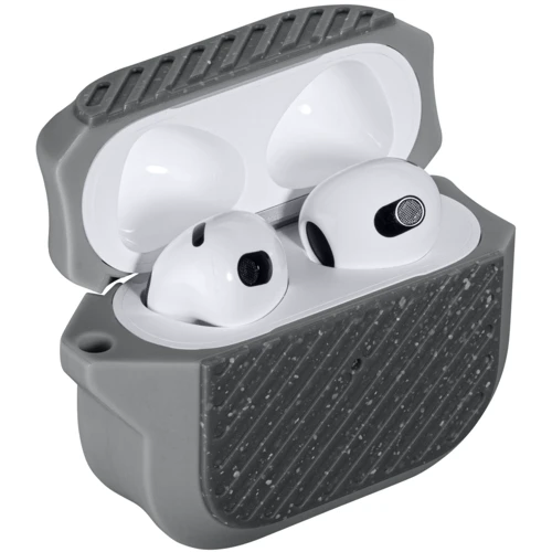 Чехол для наушников LAUT Capsule IMPKT with Belt Fog Grey (L_AP4_CA_FG) for Apple AirPods 3 фото 3