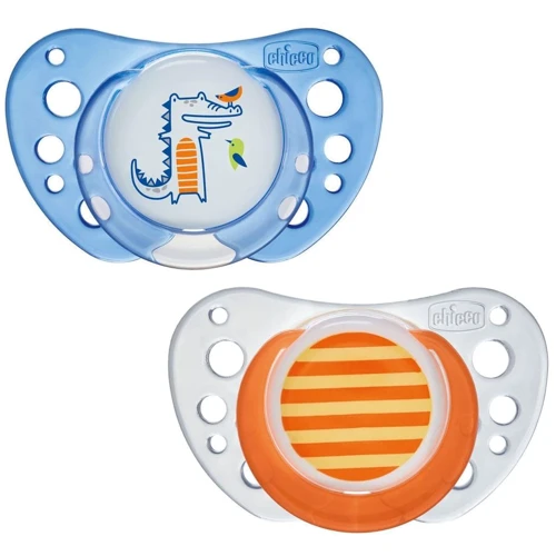 Пустушка Chicco Physio Air латексна від 6 до 16 місяців Блакитна 2 шт (75022.21.00.00)