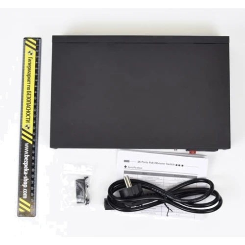 Сетевой коммутатор Atis PoE-1018-16P-1S/250m: Количество портов Fast Ethernet (10/100) 16