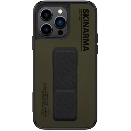 Чохол для iPhone SkinArma Gyo with Grips-Tand Olive для iPhone 14 Pro Max