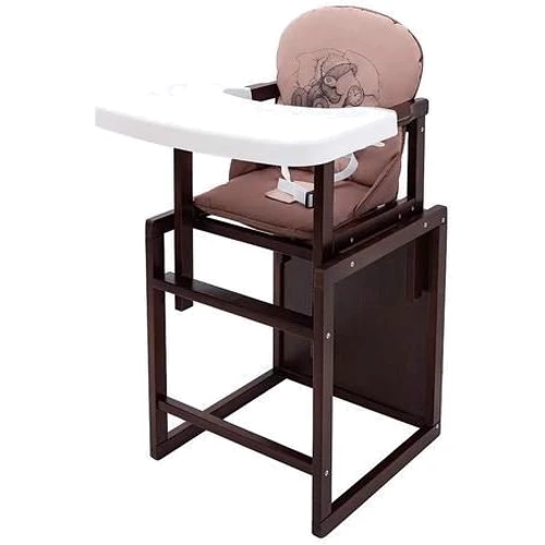Стульчик-трансформер Babyroom Винни-220 тонированный пластиковая столешница капучино-шоколад (мишка с будильником) (626030): Тип трансформер