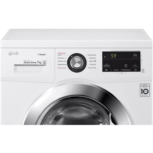 Стиральная машина LG F2J3HS2W: Загрузка белья (стирка), кг 7