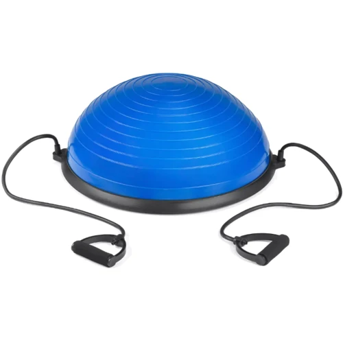 Степ платформа и балансировочная платформа Gymtek Bosu 58 см с эспандерами + насос (5907766664222): Максимальная нагрузка, кг 150