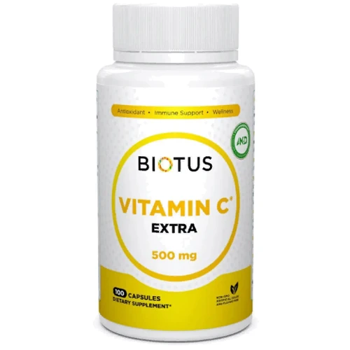 Biotus Vitamin C Extra 500 mg Вітамін С Екстра 100 капсул