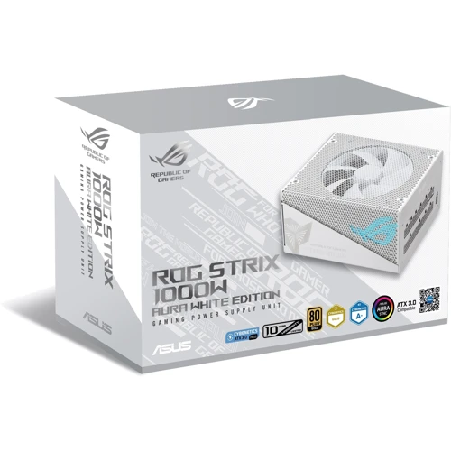 Блок живлення ASUS ROG-STRIX-1000G-AURA-WHITE-GAMING (90YE00P5-B0NA00) фото 9