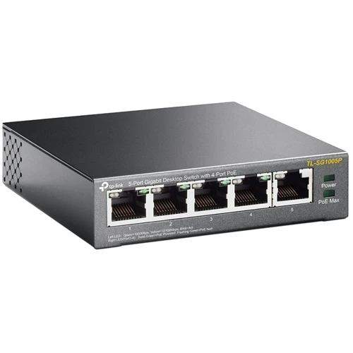 Мережевий комутатор TP-Link TL-SG1005P: Кількість портів Fast Ethernet (10/100) немає