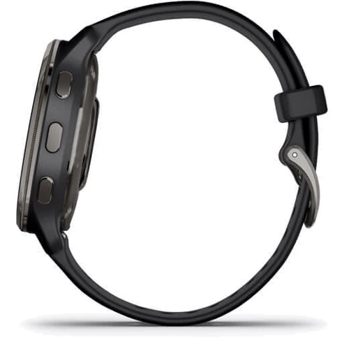 Смарт-часы Garmin Venu 2 Plus Slate Stainless Steel Bezel with Black Case and Silicone Band (010-02496-11): Карты памяти нет