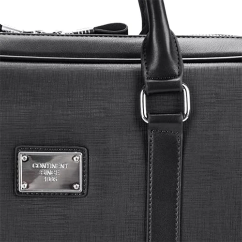 Сумка для ноутбука Continent 15.6" Black (CM-121Bk): Матеріал штучна шкіра