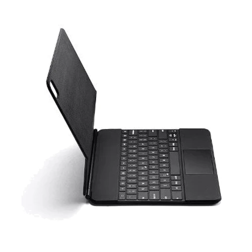 Аксессуар для iPad WIWU Magic Keyboard Bluetooth Wireless Magnetic Attached Stable Black for iPad Air 13 (2024 / 2025) / iPad Pro 12.9 (2018-2022): Особенности съемная клавиатура и регулируемая подставка, Складывается в подставку, Надежная защита от царапин и загрязнений, магнитное сцепление, режим автопробуждения/сна