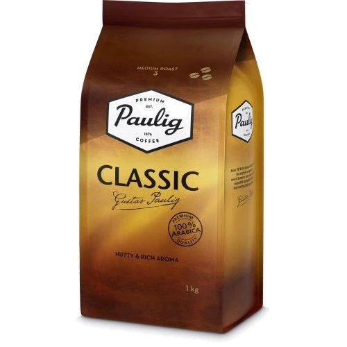 Кофе Paulig Classic в зернах 1 кг (6411300164783)