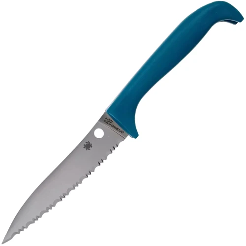Ніж кухонний Spyderco Counter Puppy Blue Serrated (87.16.11)