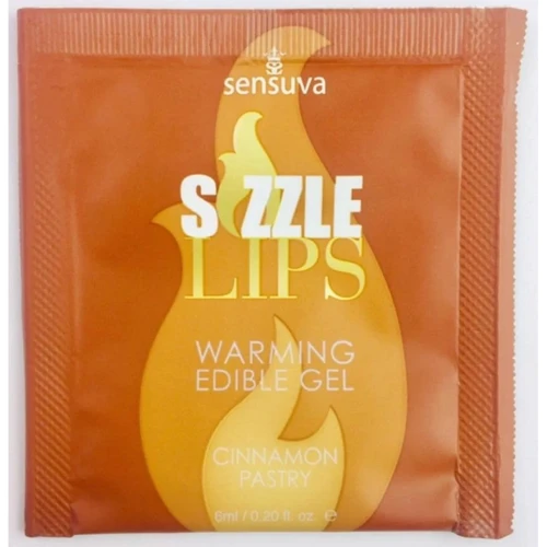 Пробник массажного геля Sensuva - Sizzle Lips Cinnamon Pastry (6 мл): Тип Гель